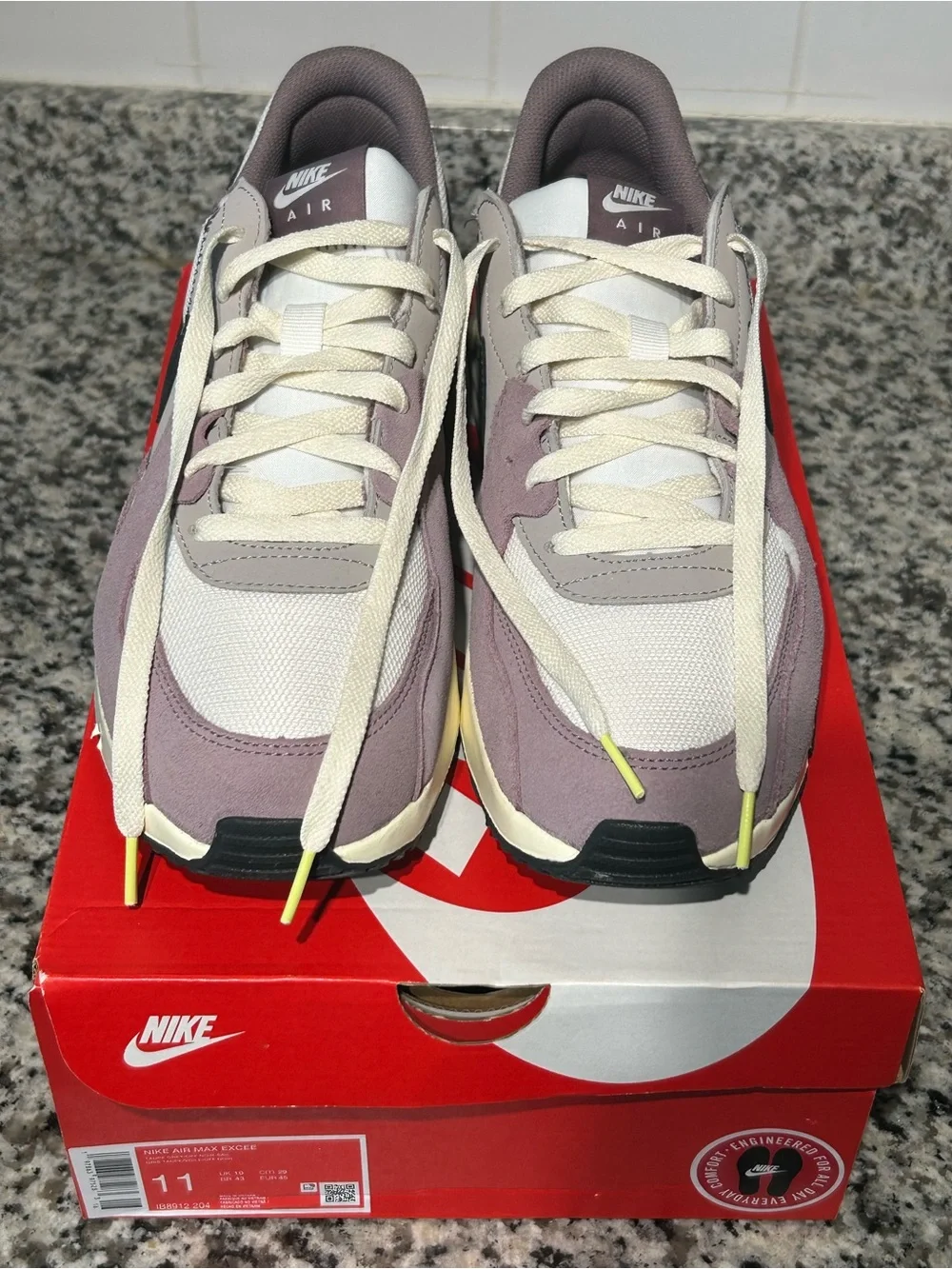 Nike Air Max Men’s Sneakers - Lavender, Cream & Black Accent